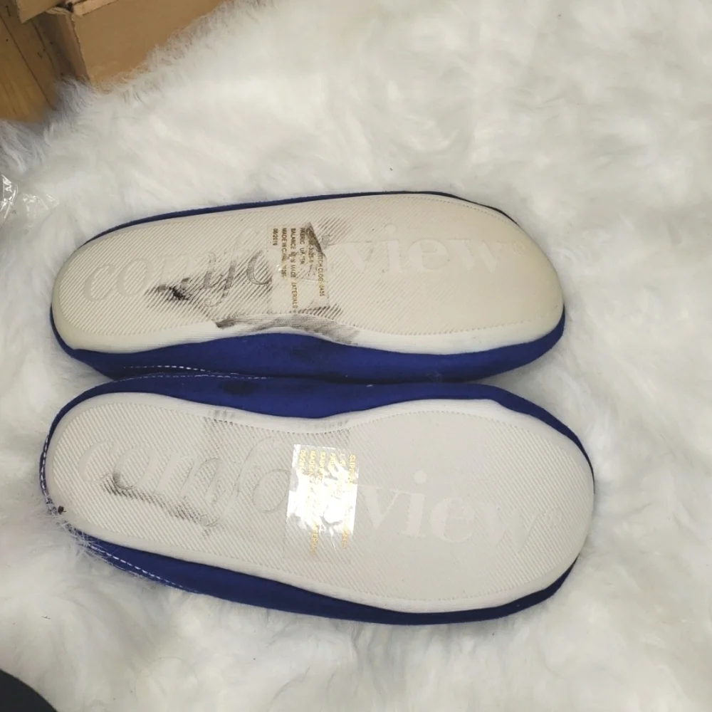 Comfortview The Stitch Clog Slipper  L WIDE 8W 9W 8-9 WIDE - Picture 7 of 8